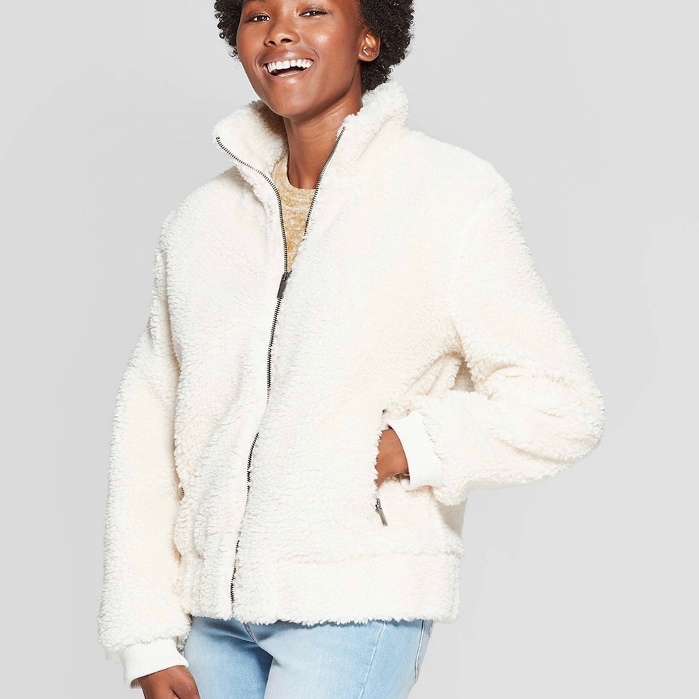 NWT Universal Thread Sherpa Bomber Jacket